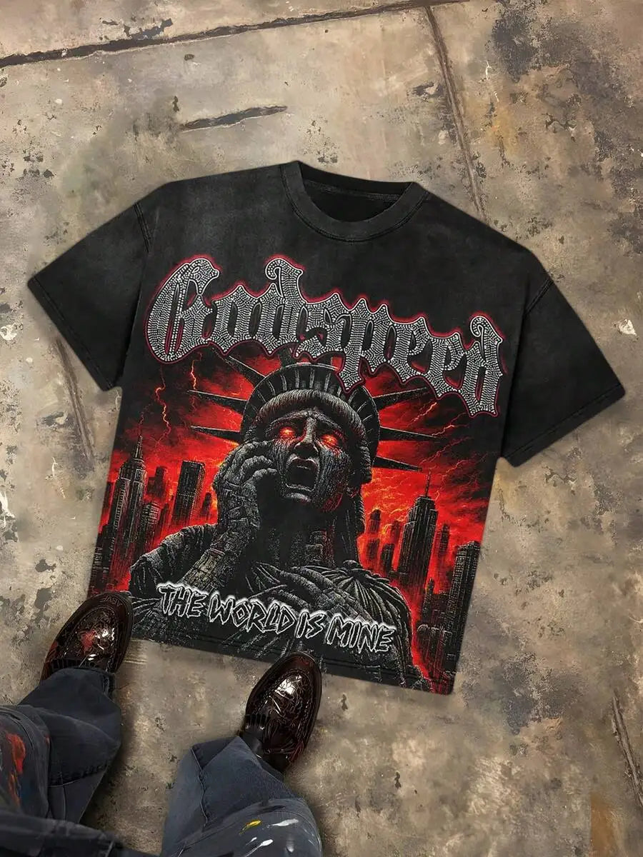 Godspeed The World Is Mine Graphich T-shirt