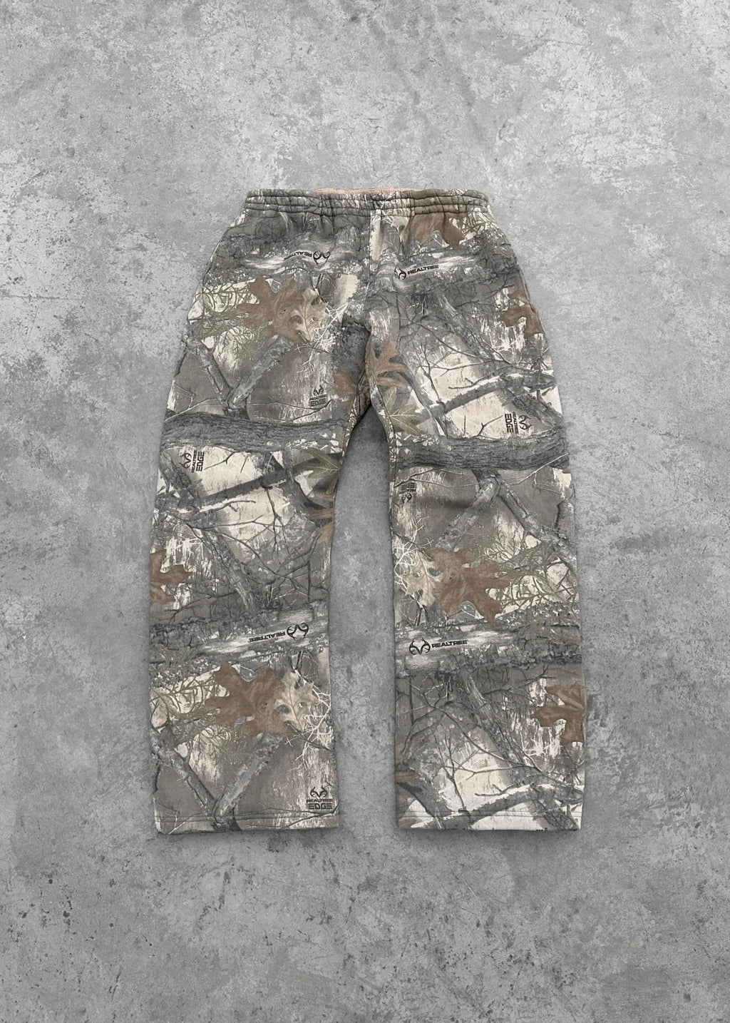 Y2K Streetwear Men Camouflage Pattern Print High Street Hip Hop Sweatpants.