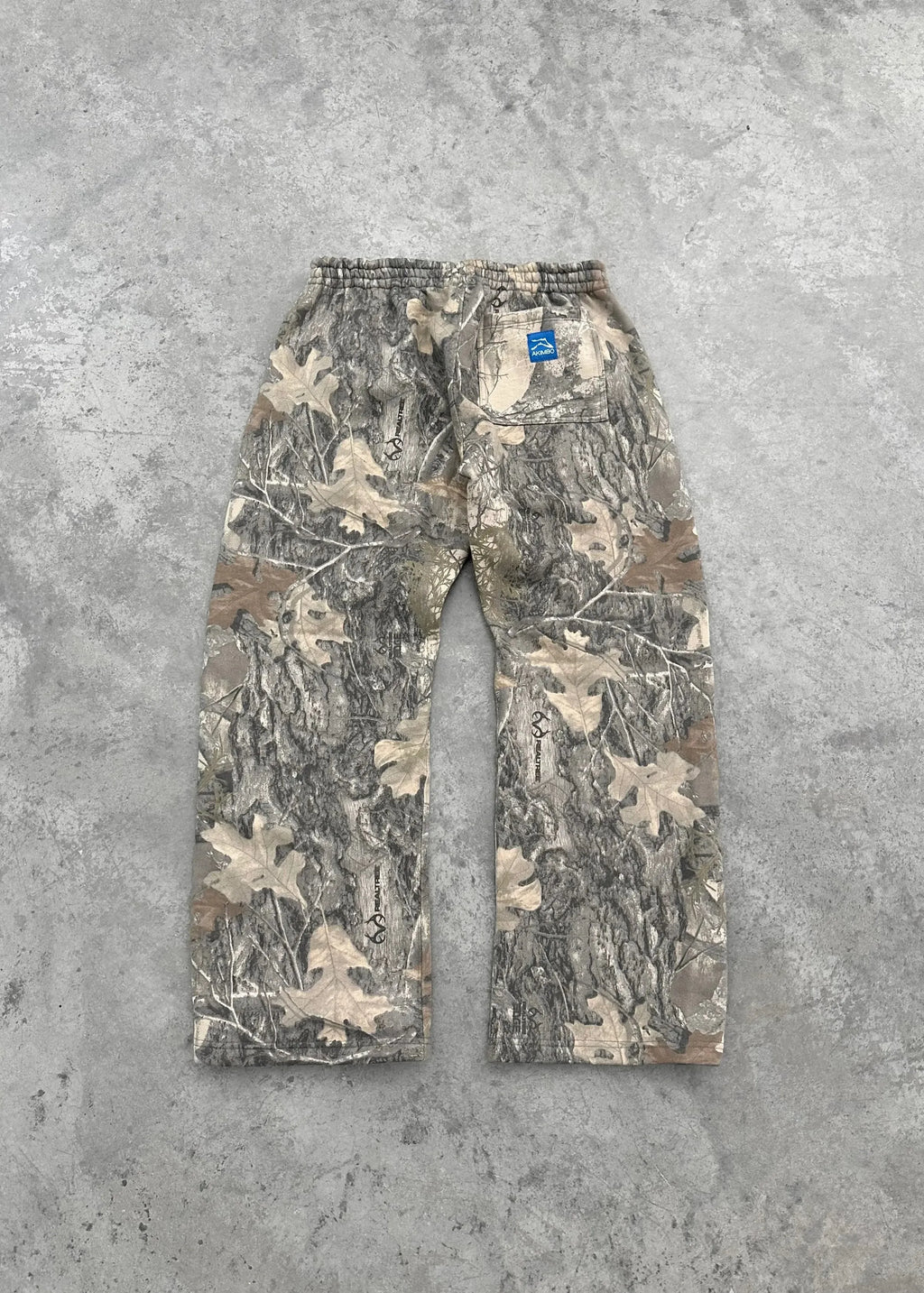 Y2K Streetwear Men Camouflage Pattern Print High Street Hip Hop Sweatpants.