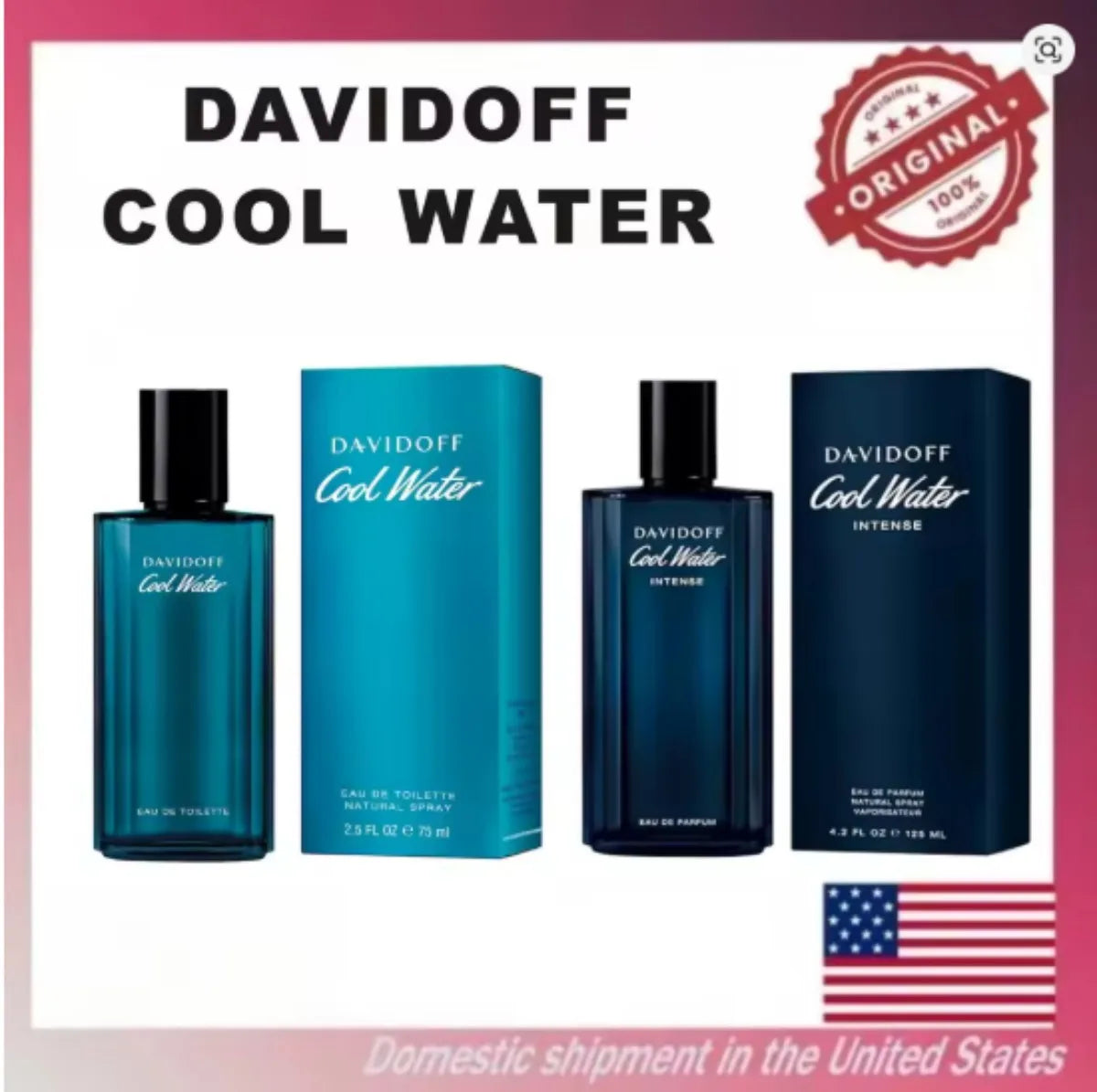 Davidoff Cool Water Eau de Toilette Aromatic Men's Cologne