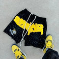 Y2K Harajuku Men's Shorts Letter-printed Sweatpants
