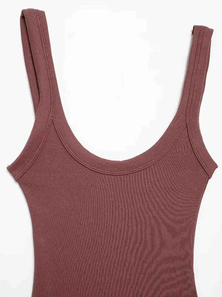 Skinny Ribbed Bodysuits for Women