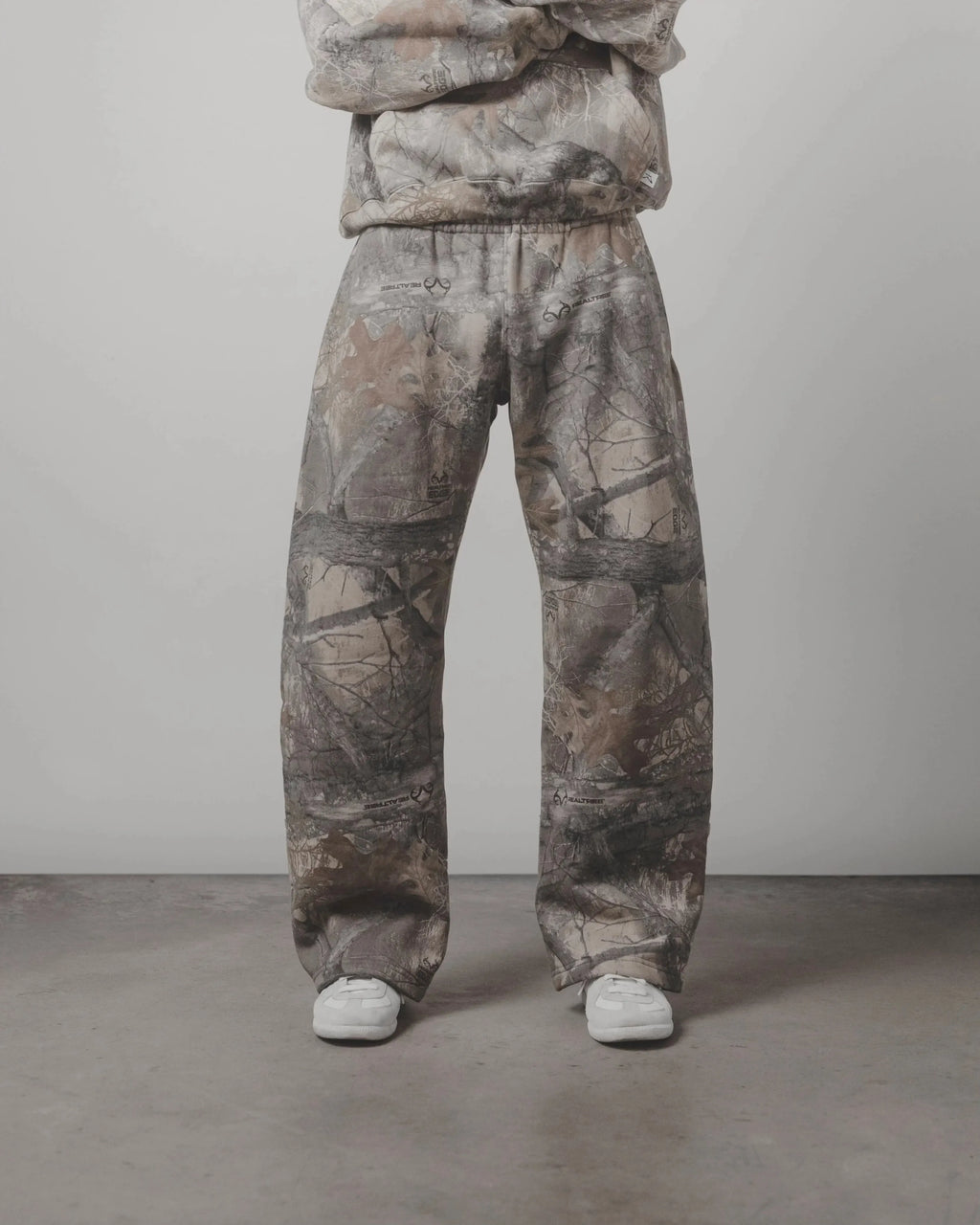 Y2K Streetwear Men Camouflage Pattern Print High Street Hip Hop Sweatpants.