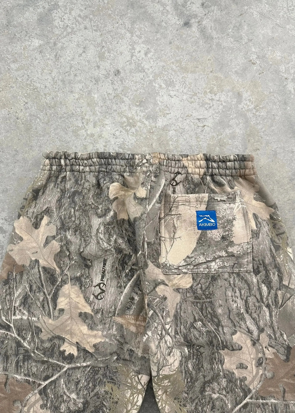Y2K Streetwear Men Camouflage Pattern Print High Street Hip Hop Sweatpants.