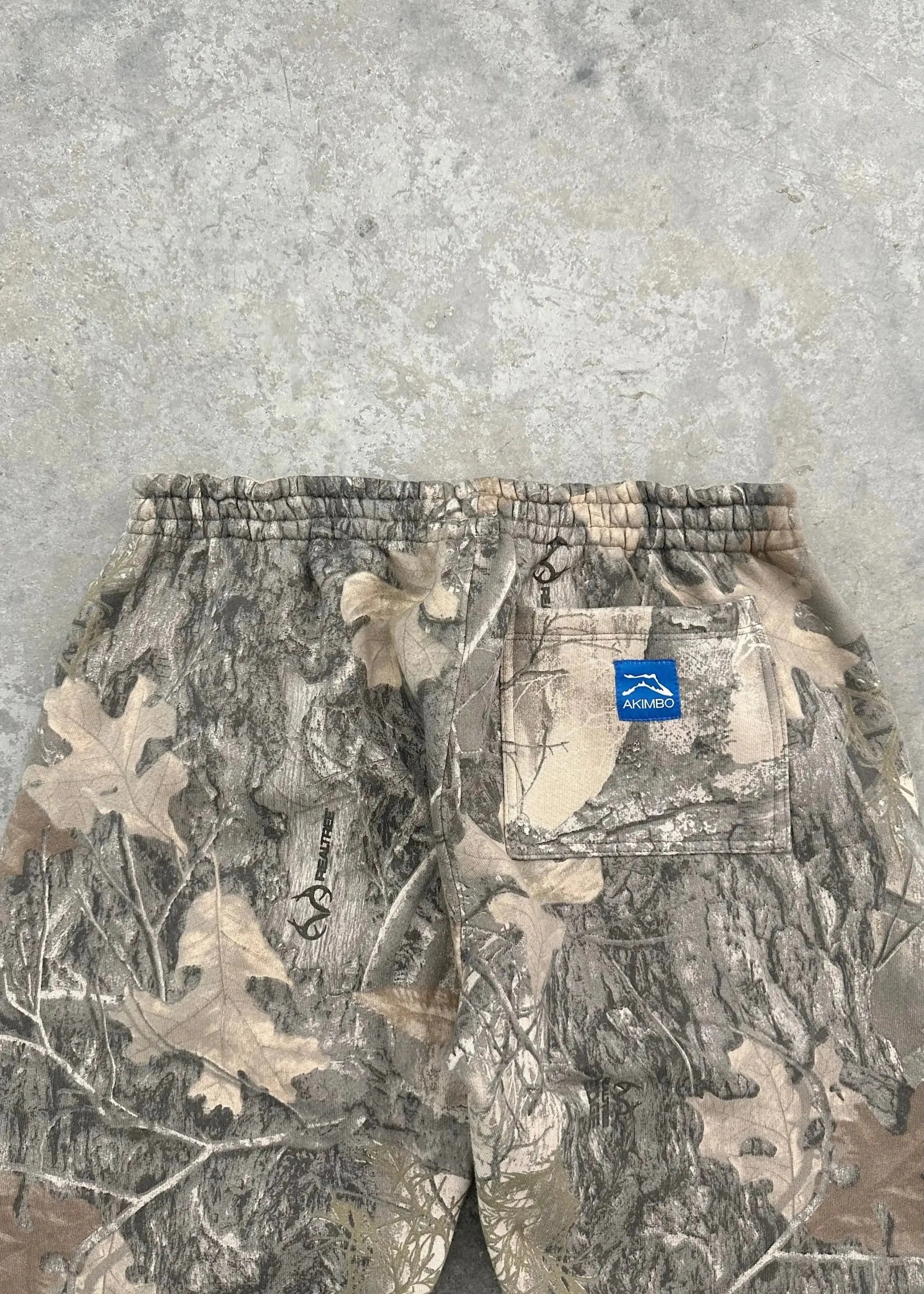 Y2K Streetwear Men Camouflage Pattern Print High Street Hip Hop Sweatpants.