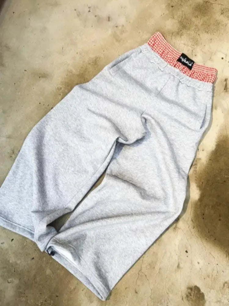 Y2K Vintage Harajuku Double Waist Sweatpants