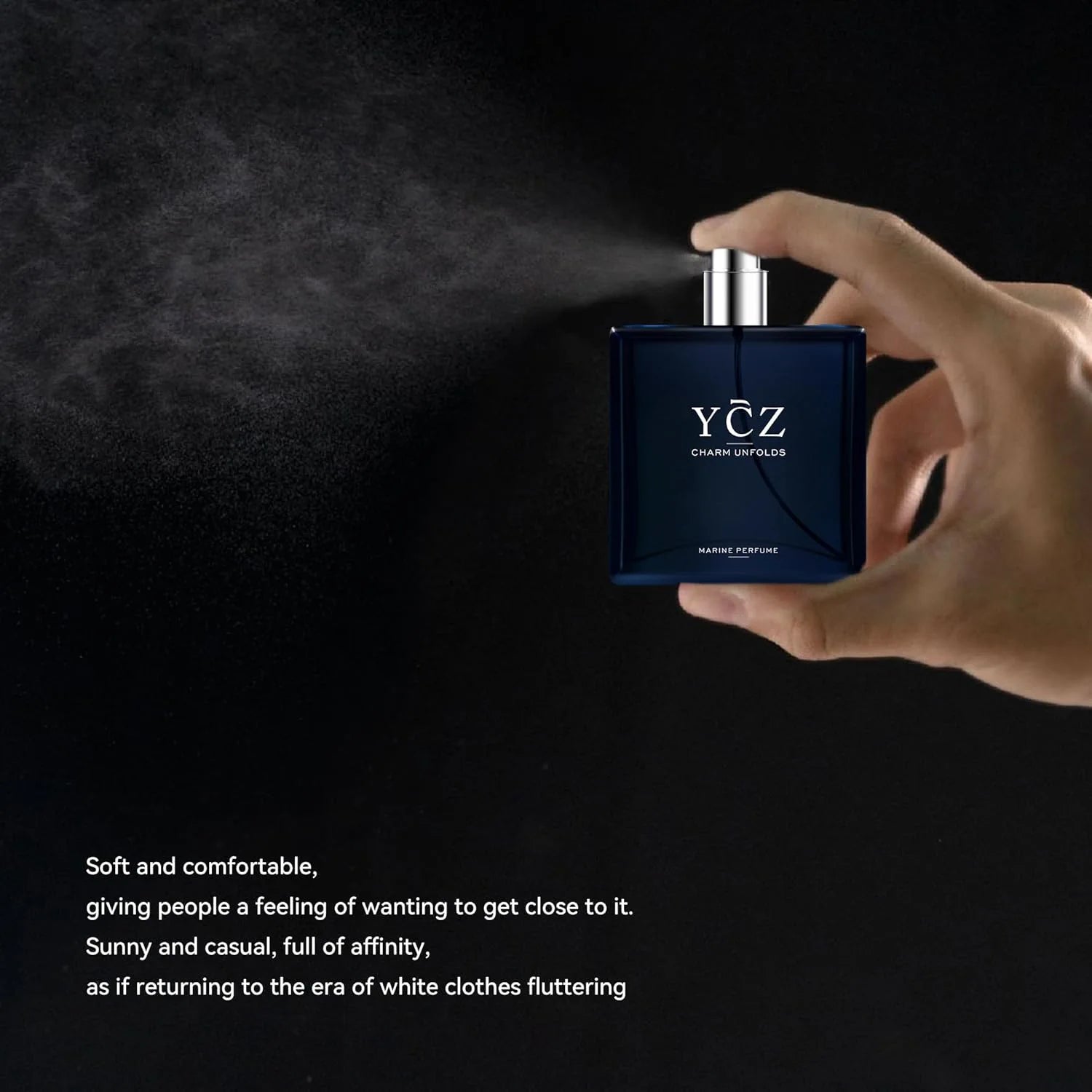 Cologne Man Perfume Spray Long Lasting Woody Ocean Fruity Light Fragrance